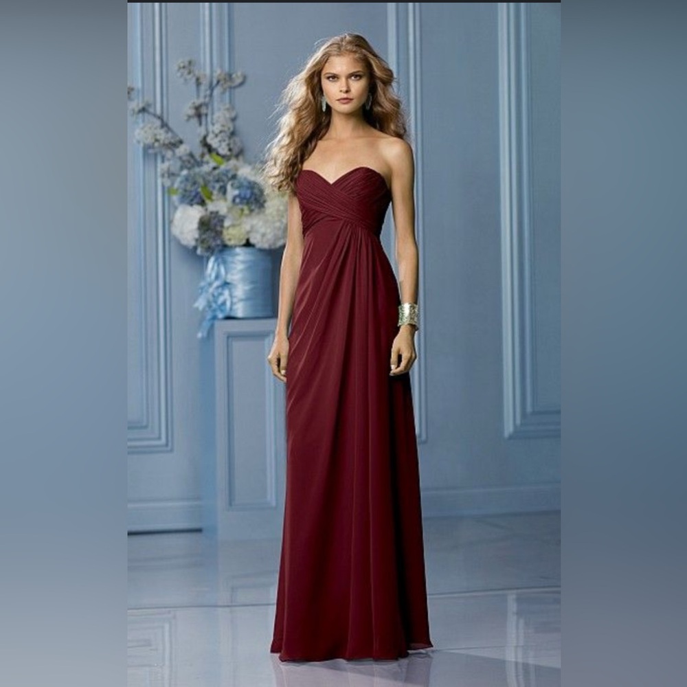 Wtoo by Watters Merlot Bridesmaids Dress